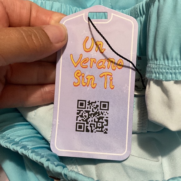 Bad Bunny Official Merch Un Verano Sin Ti Teal Shorts XXL - Picture 5 of 9